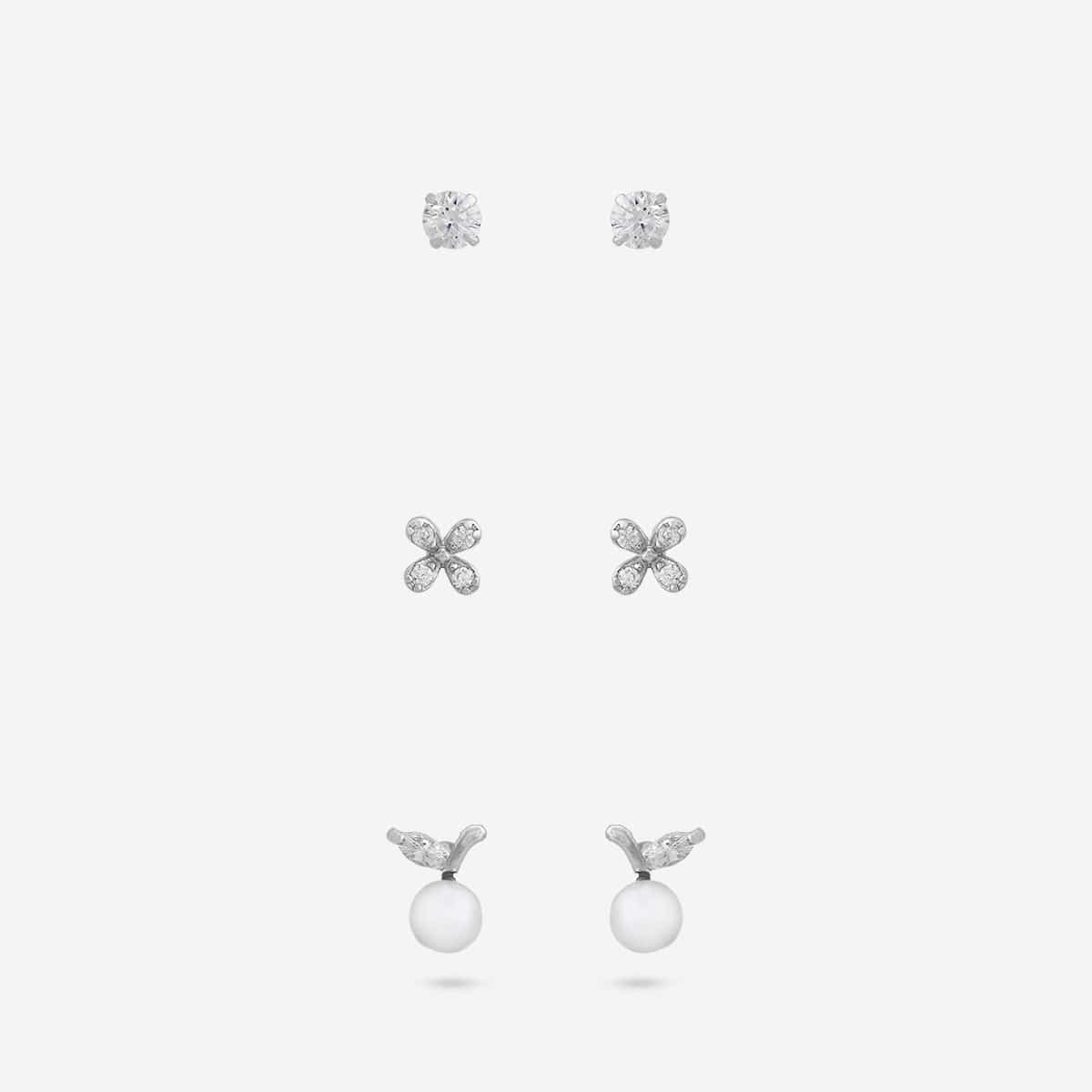 92.5 Silver Earring 194712 - Image 4