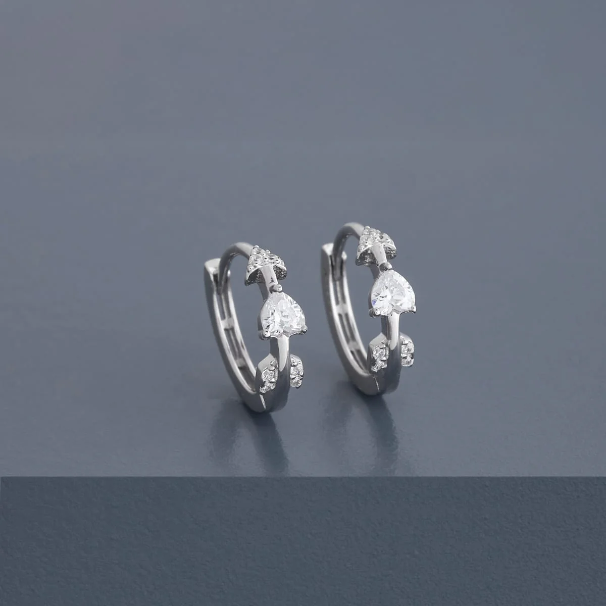 92.5 Silver Earring 194718 - Image 6