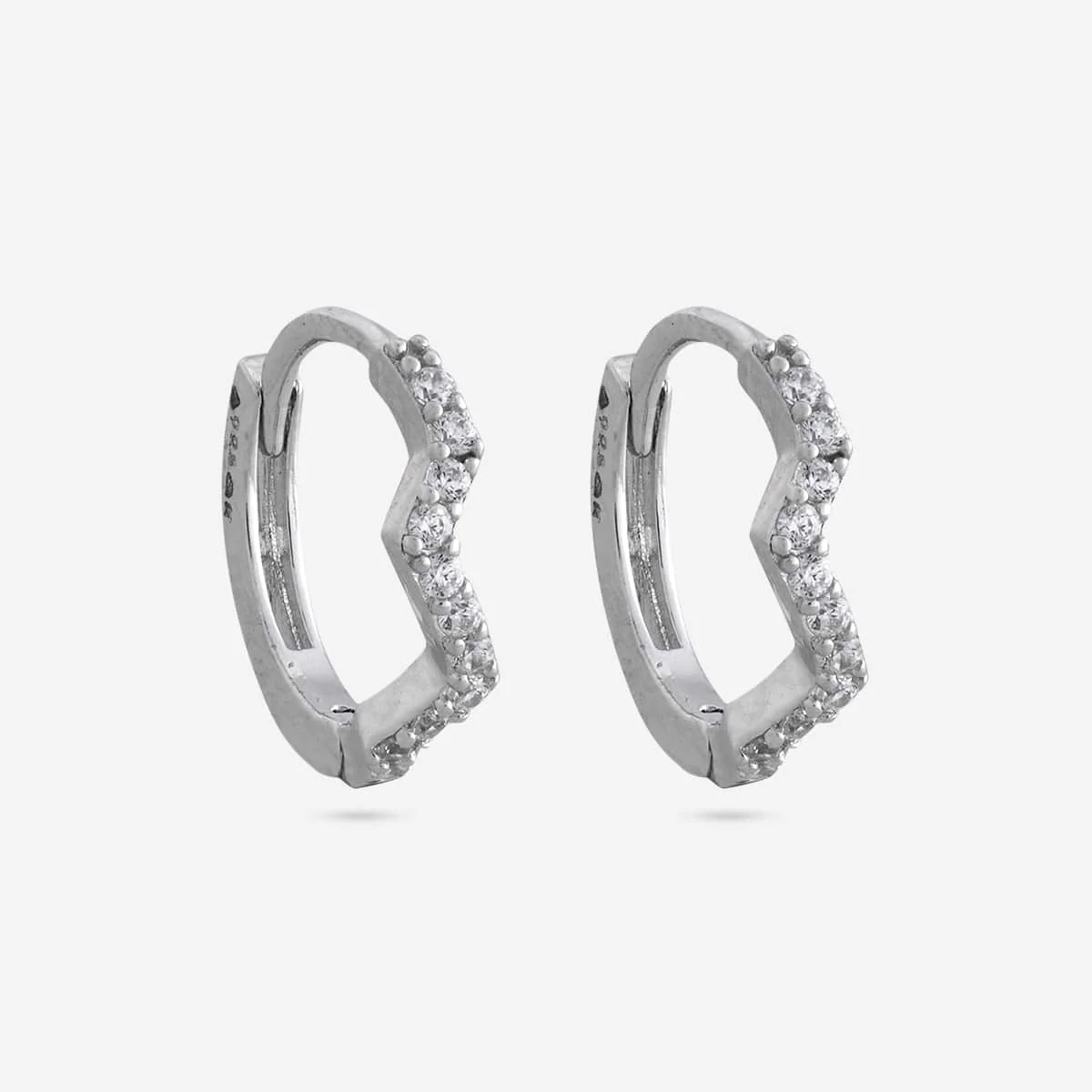 92.5 Silver Earring 194736 - Image 4