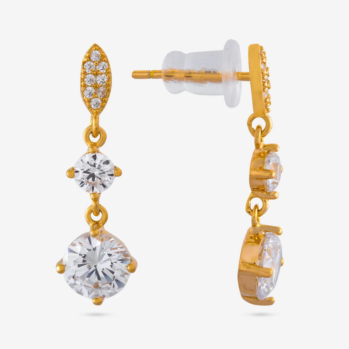 92.5 Silver Earring 194747 - Image 3