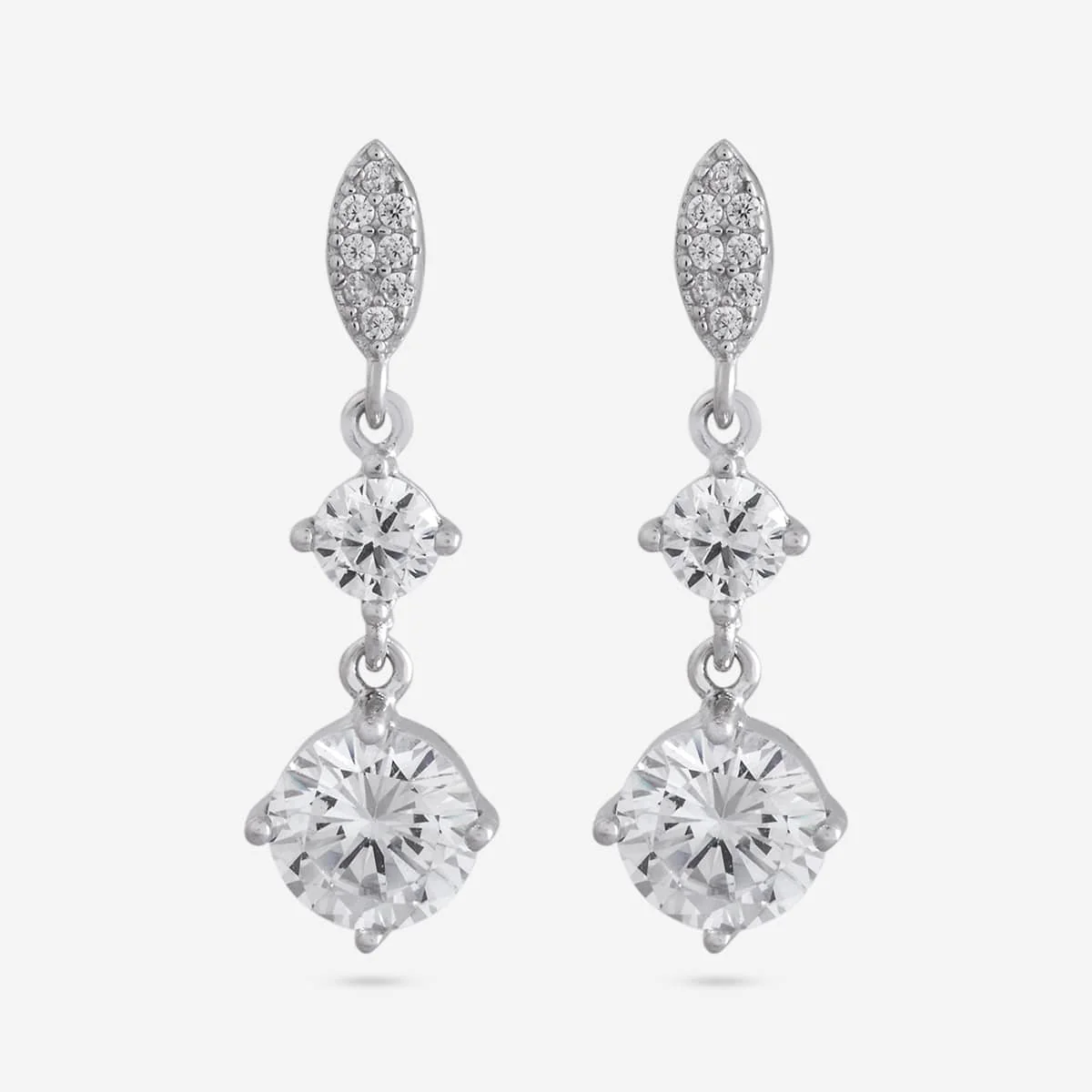92.5 Silver Earring 194747 - Image 4