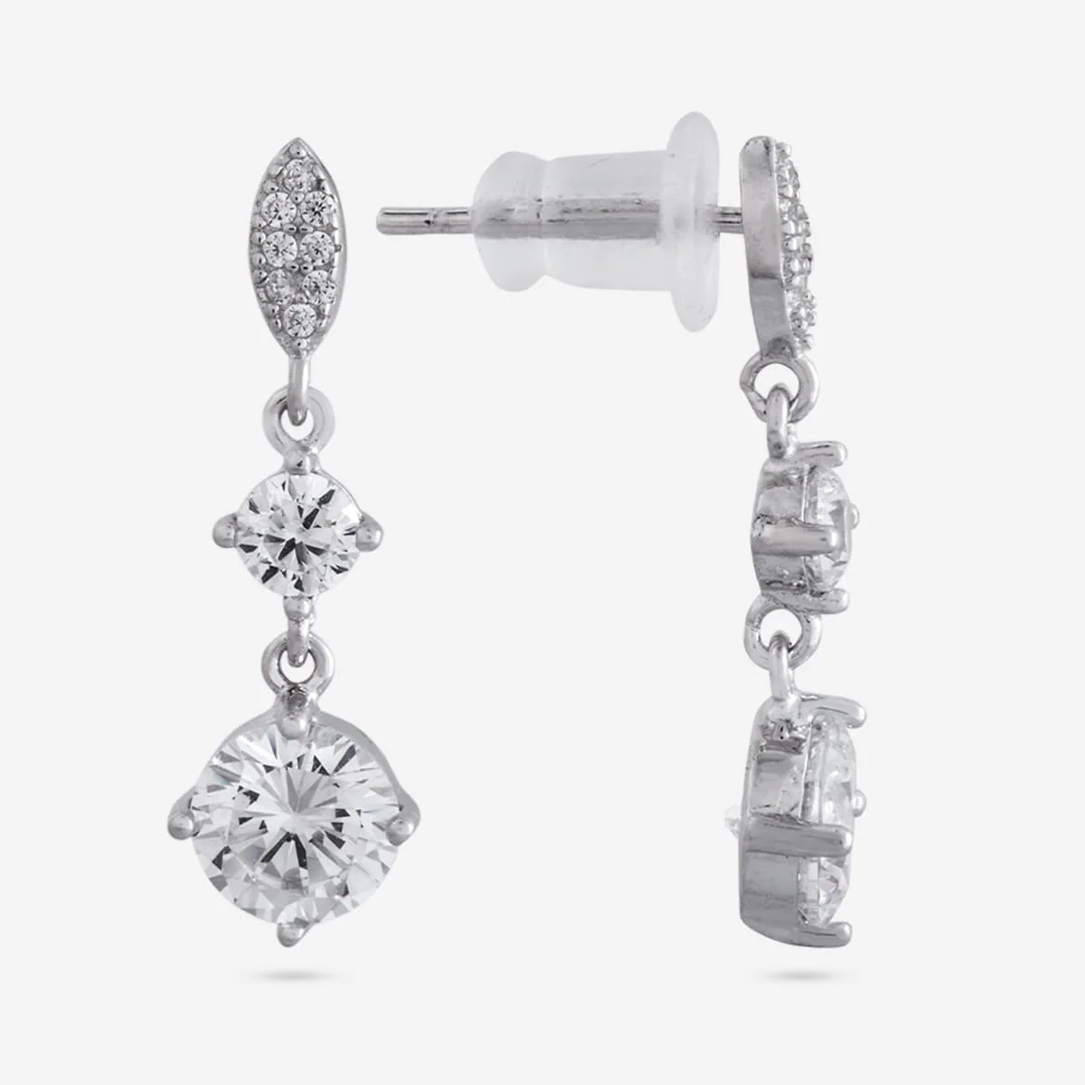 92.5 Silver Earring 194747 - Image 7
