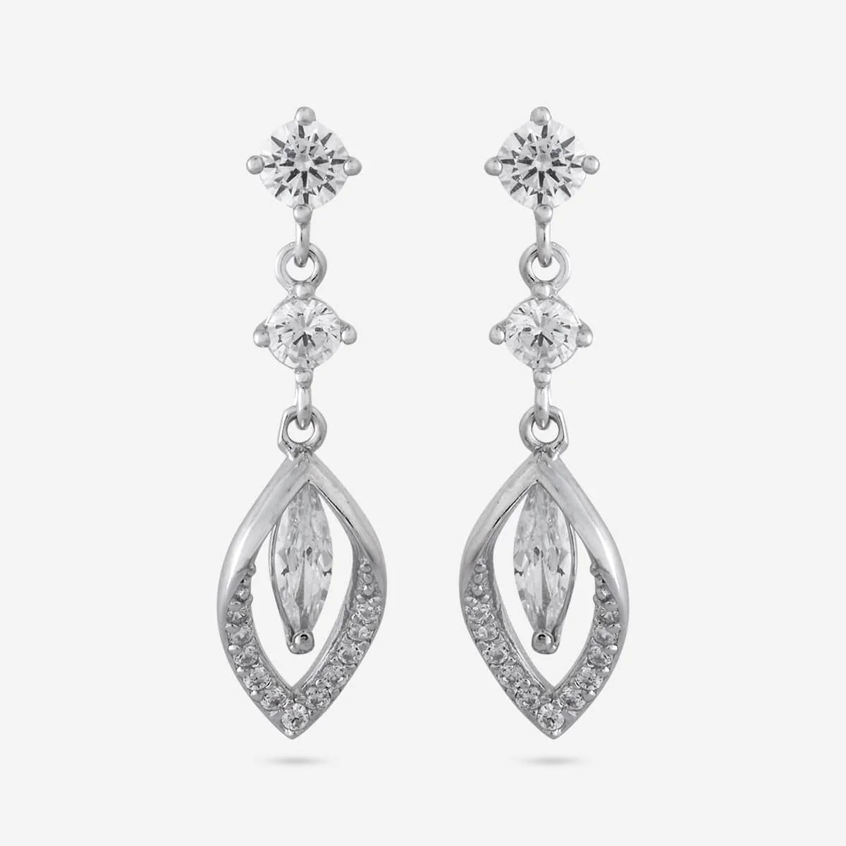 92.5 Silver Earring 194748 - Image 5