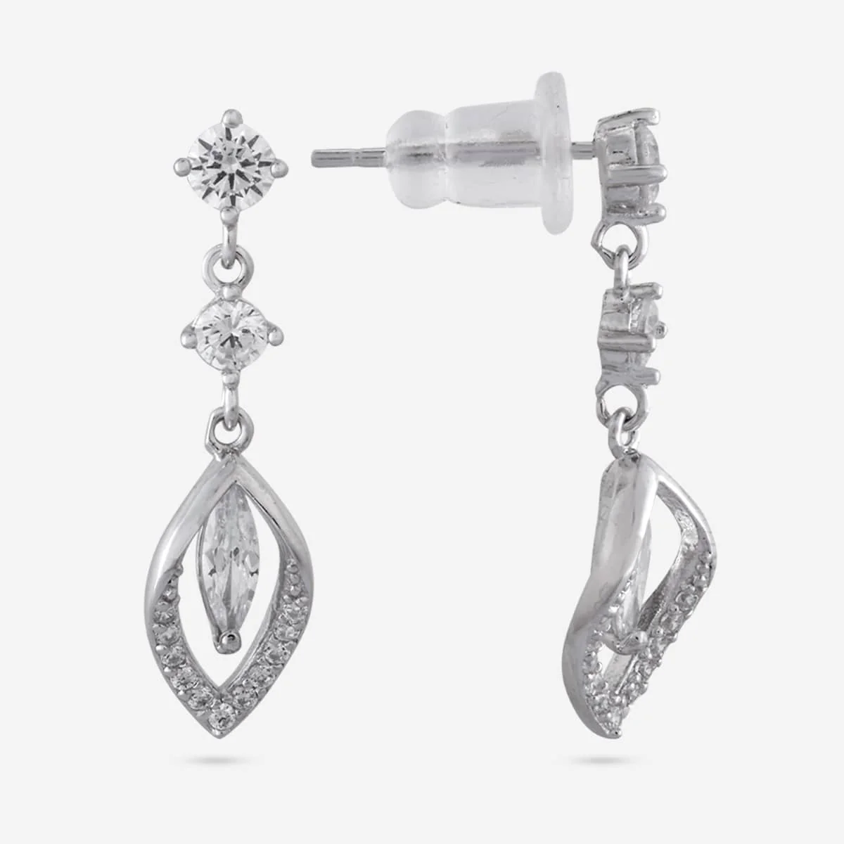 92.5 Silver Earring 194748 - Image 7
