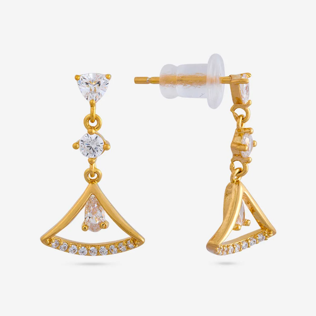 92.5 Silver Earring 194749 - Image 4