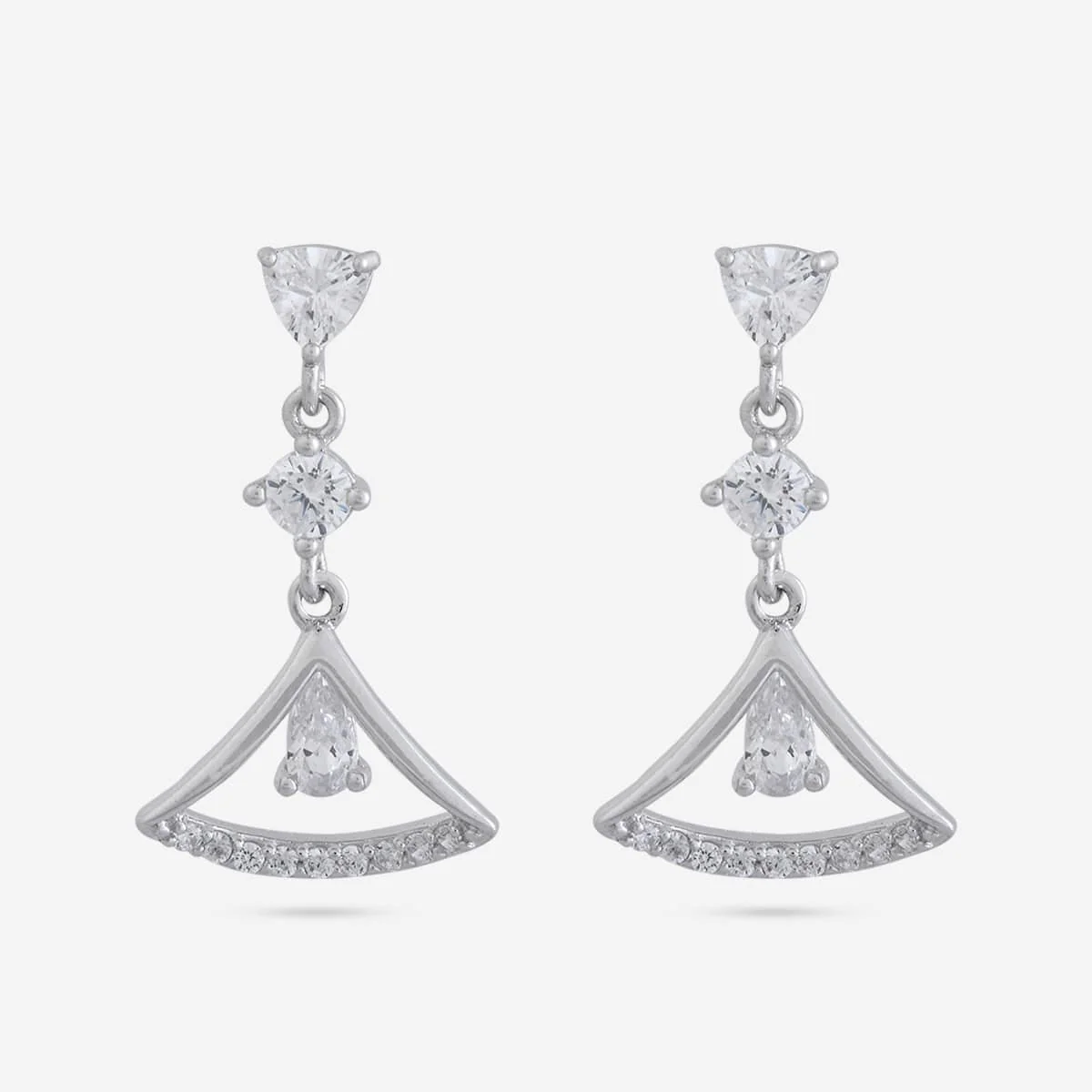 92.5 Silver Earring 194749 - Image 5