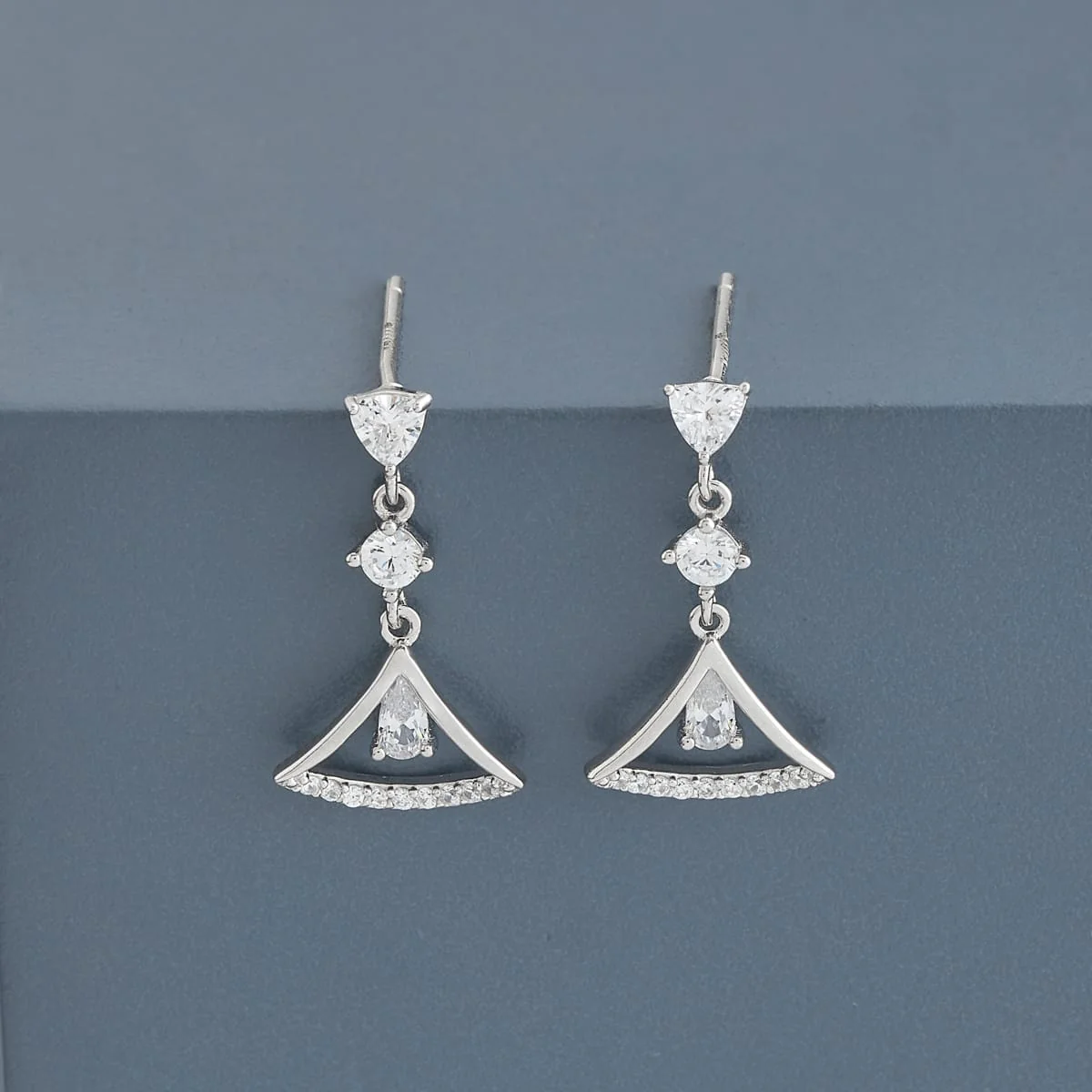 92.5 Silver Earring 194749 - Image 6