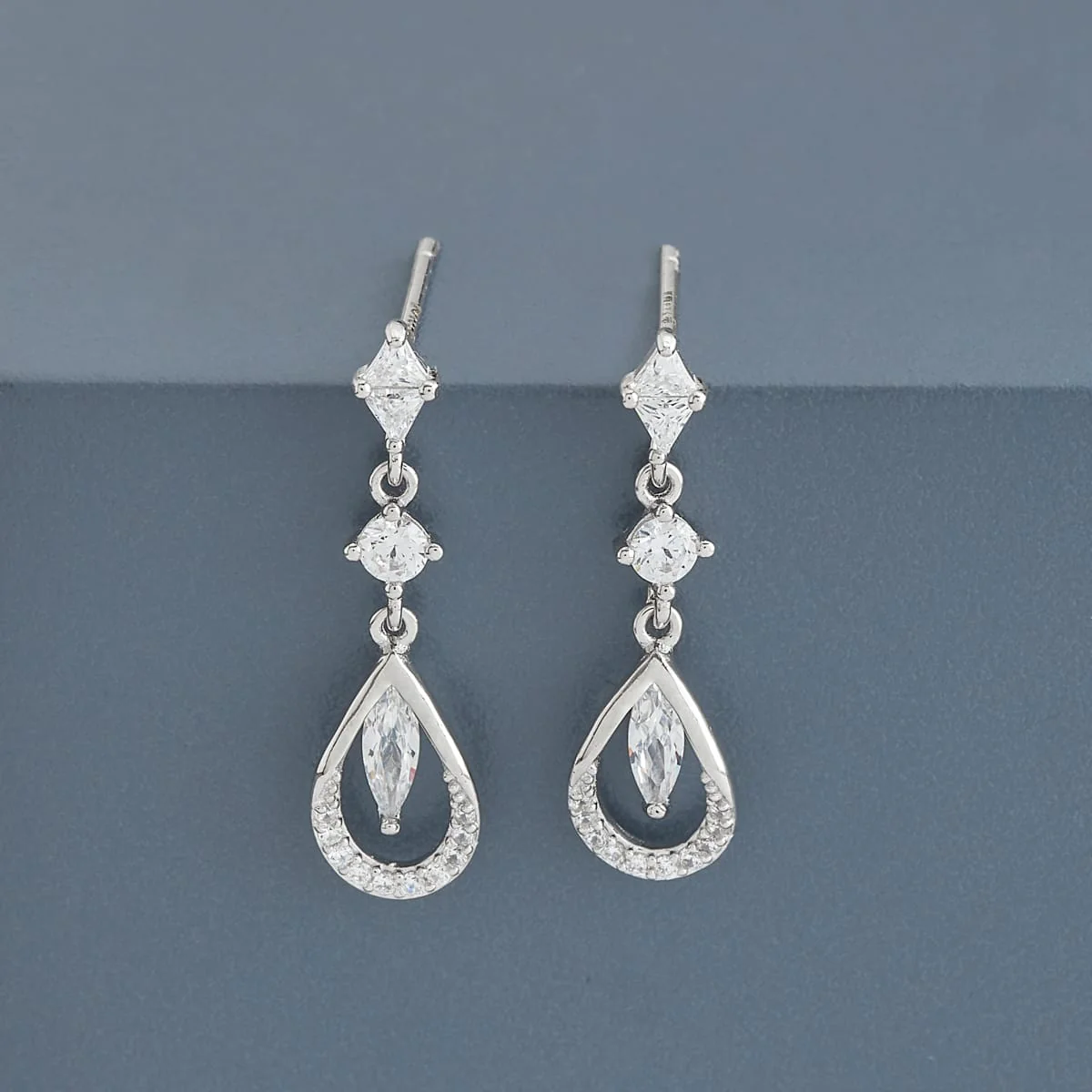 92.5 Silver Earring 194751 - Image 5