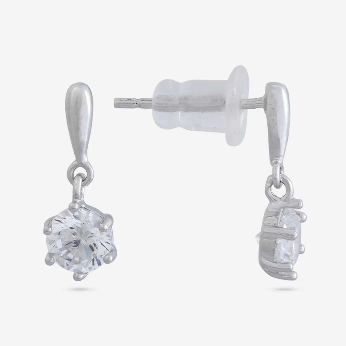 92.5 Silver Earring 194752 - Image 7