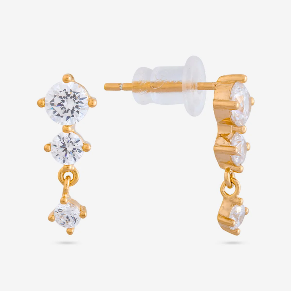 92.5 Silver Earring 194753 - Image 3