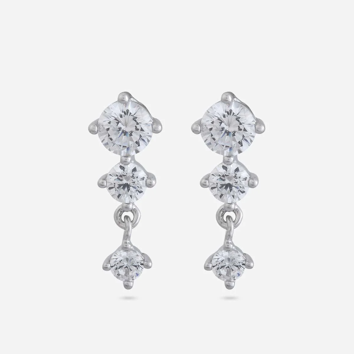 92.5 Silver Earring 194753 - Image 4
