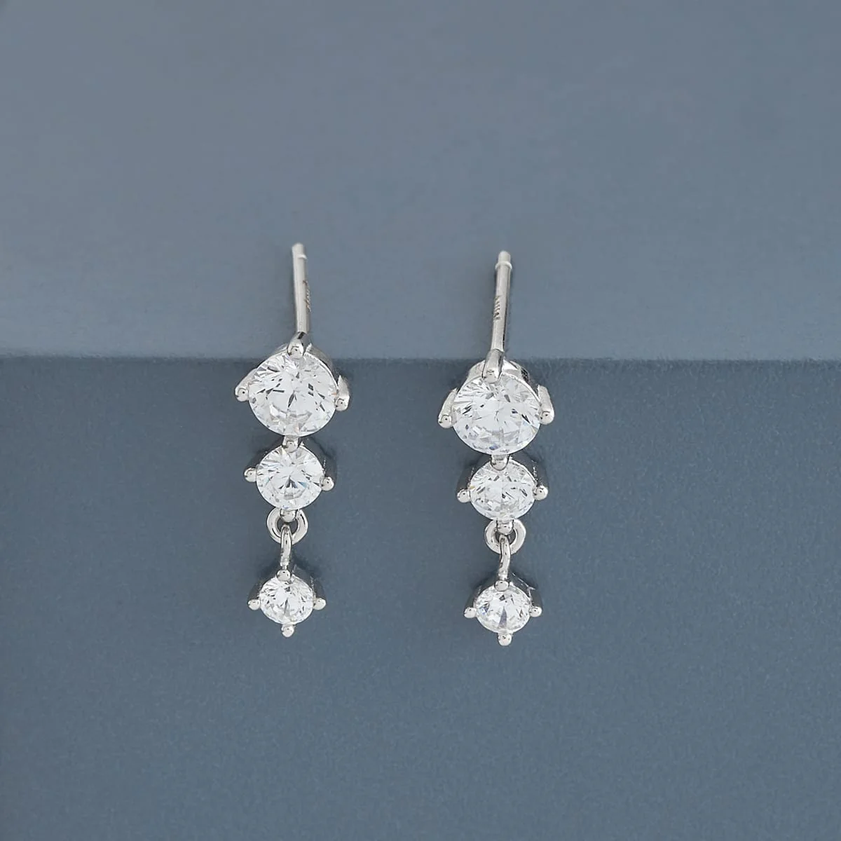 92.5 Silver Earring 194753 - Image 5