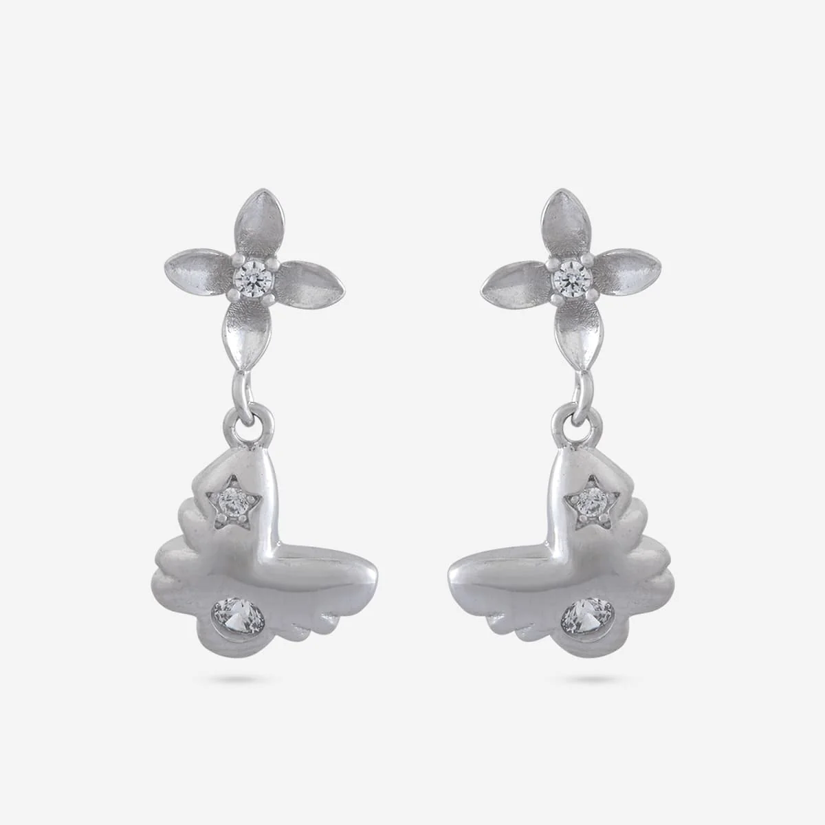 92.5 Silver Earring 194754 - Image 5
