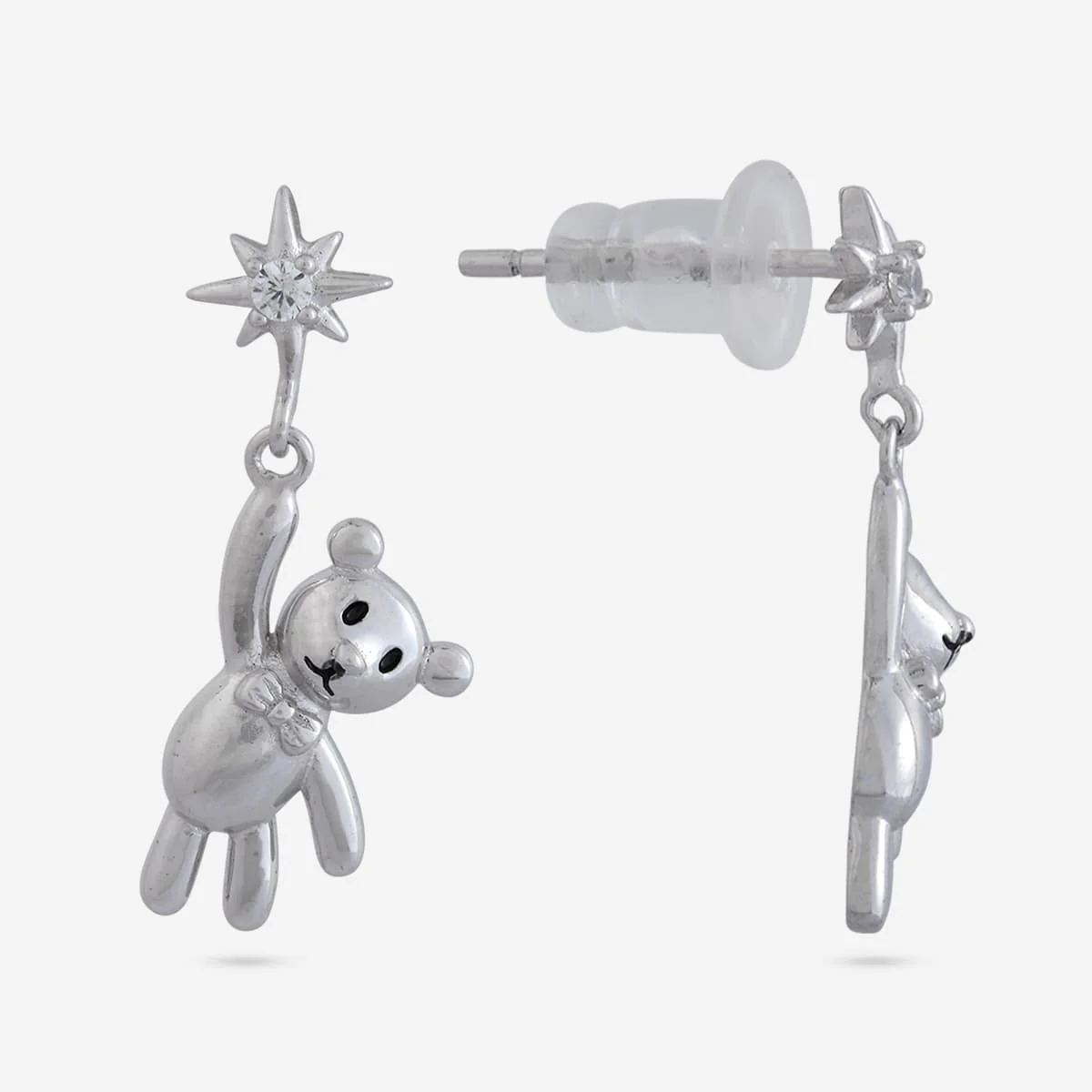 92.5 Silver Earring 194755 - Image 7