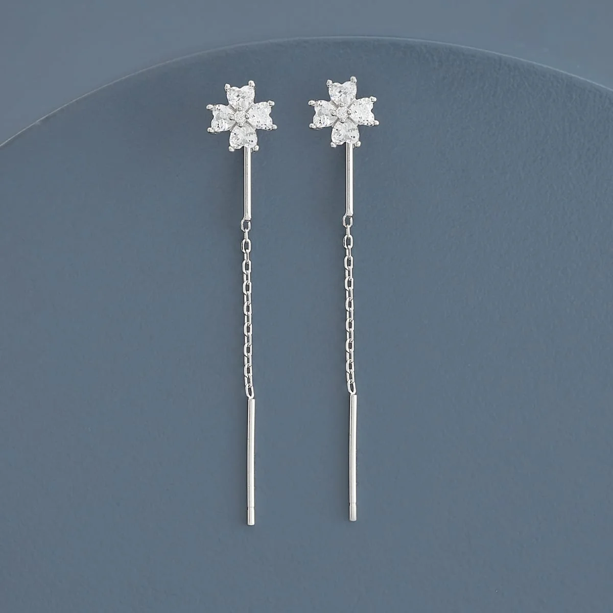 92.5 Silver Earring 194761 - Image 5