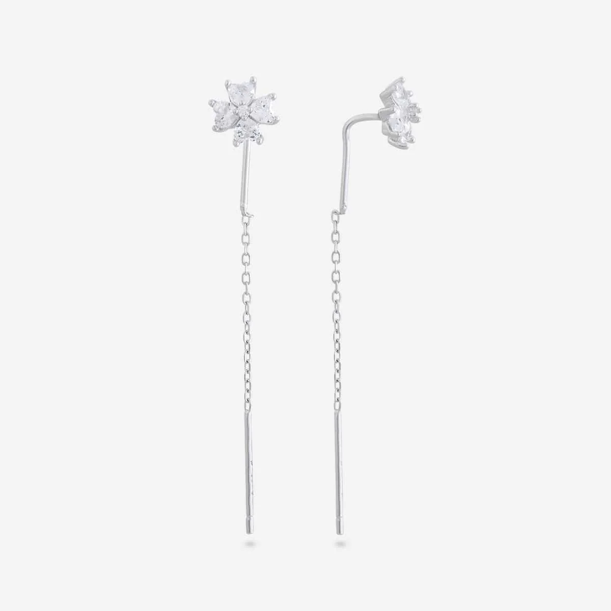 92.5 Silver Earring 194761 - Image 7