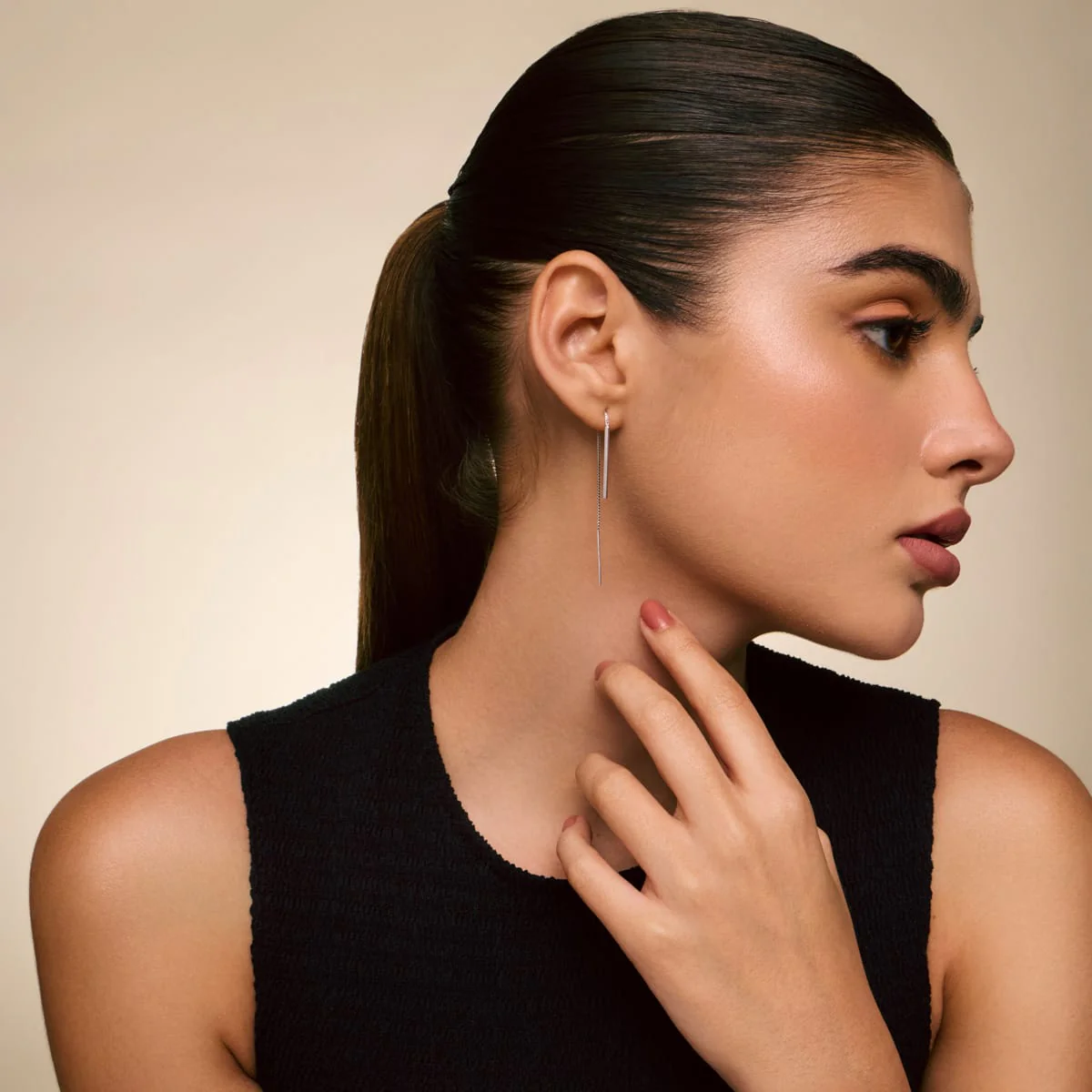 92.5 Silver Earring 194762 - Image 6