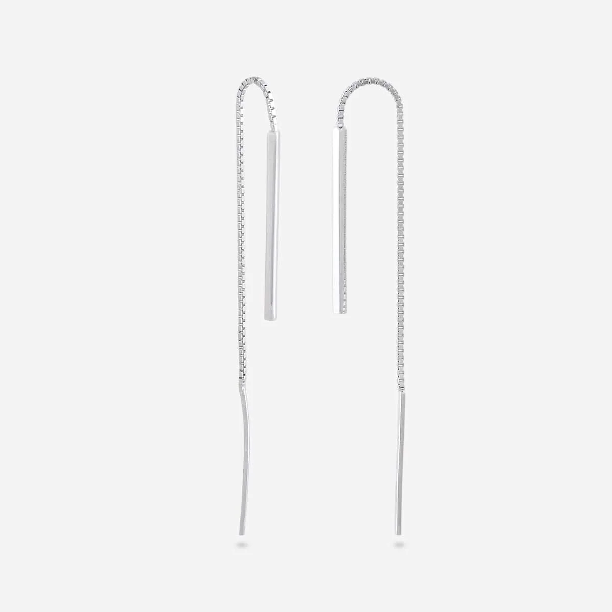 92.5 Silver Earring 194762 - Image 7