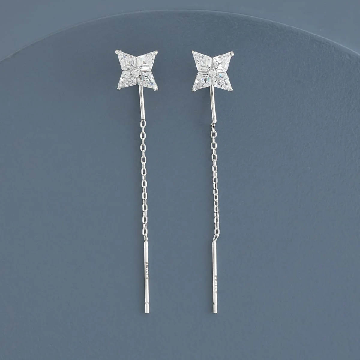 92.5 Silver Earring 194764 - Image 5