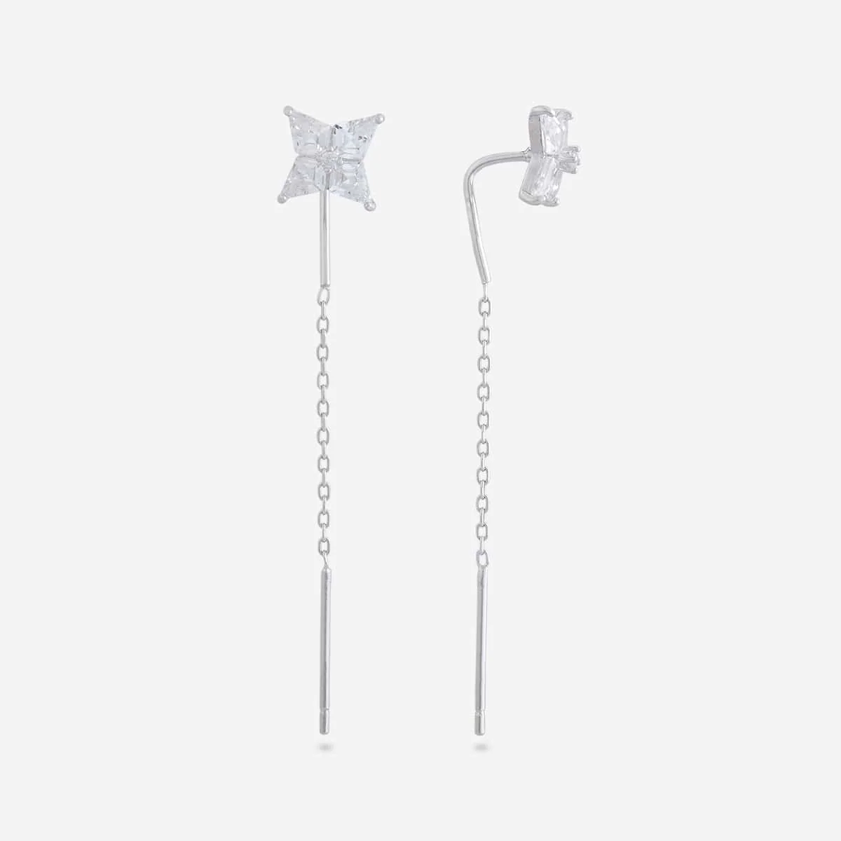 92.5 Silver Earring 194764 - Image 7