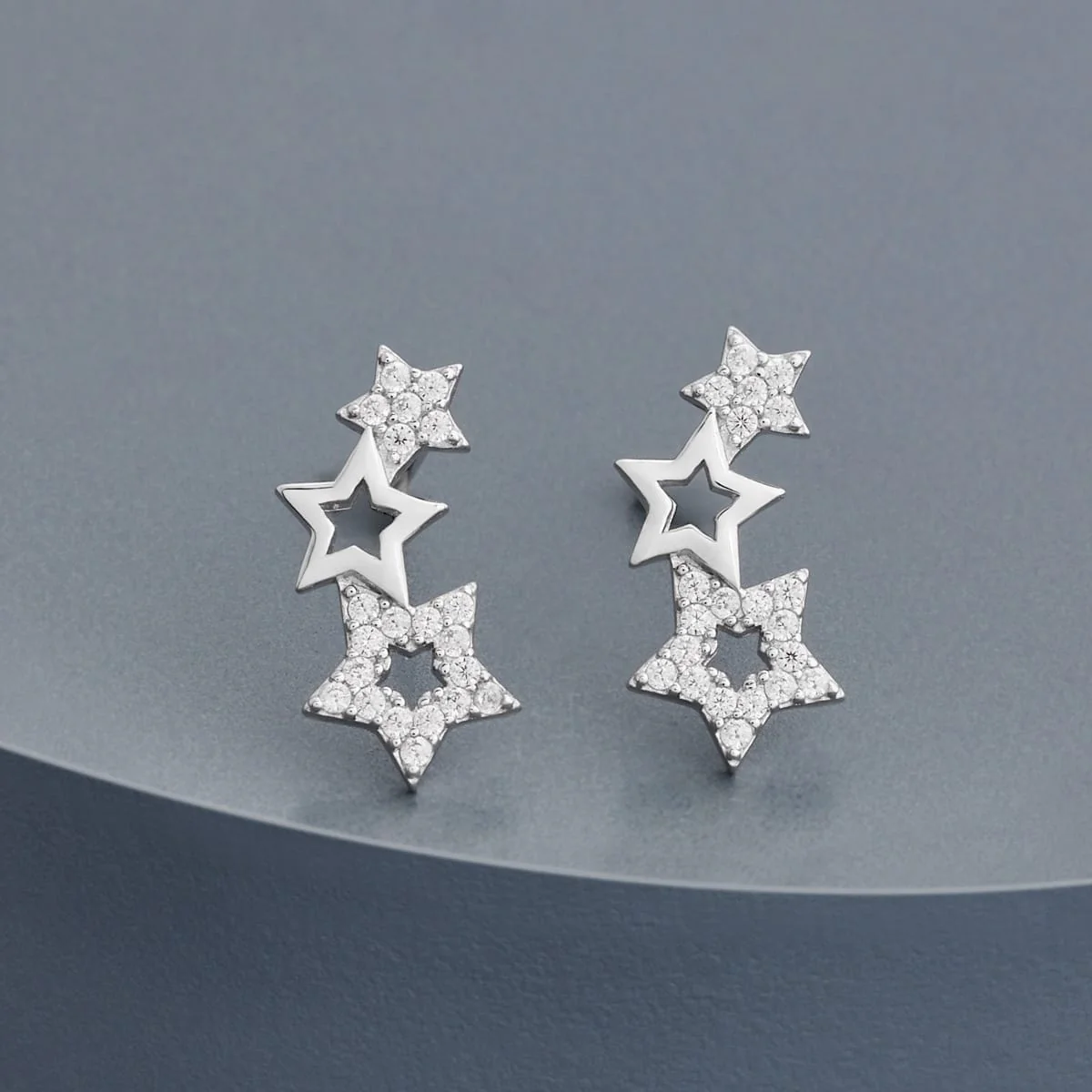 92.5 Silver Earring 194961 - Image 6
