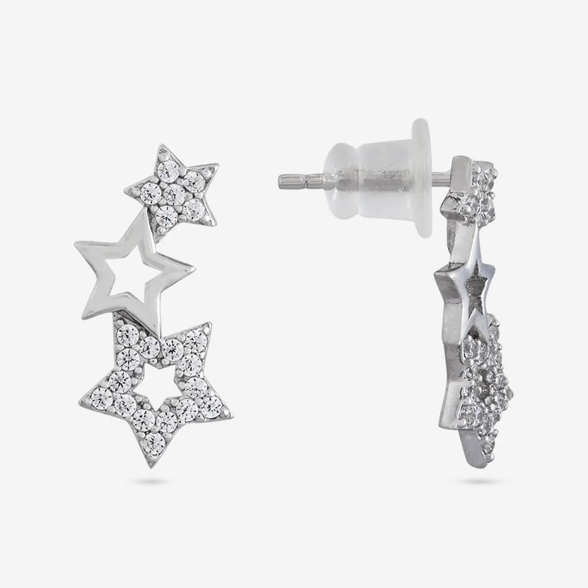 92.5 Silver Earring 194961 - Image 7
