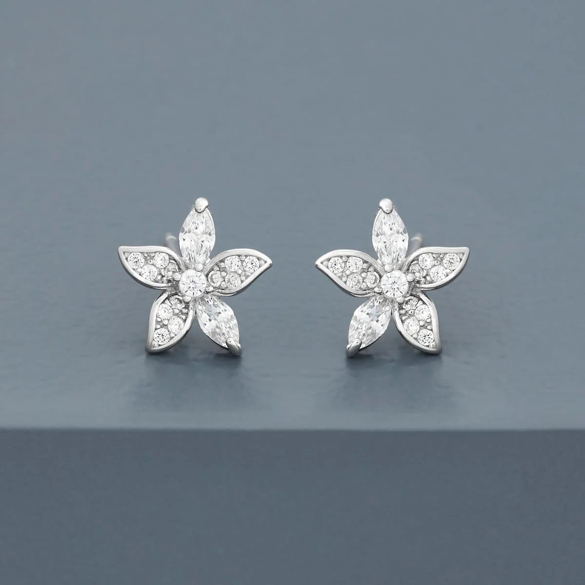 92.5 Silver Earring 194965 - Image 5