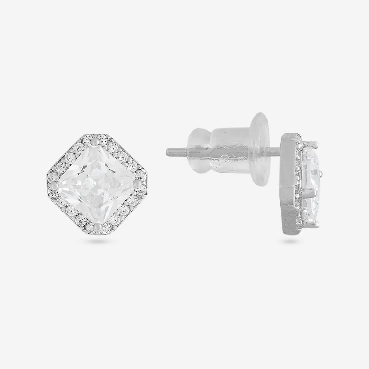 92.5 Silver Earring 194971 - Image 7