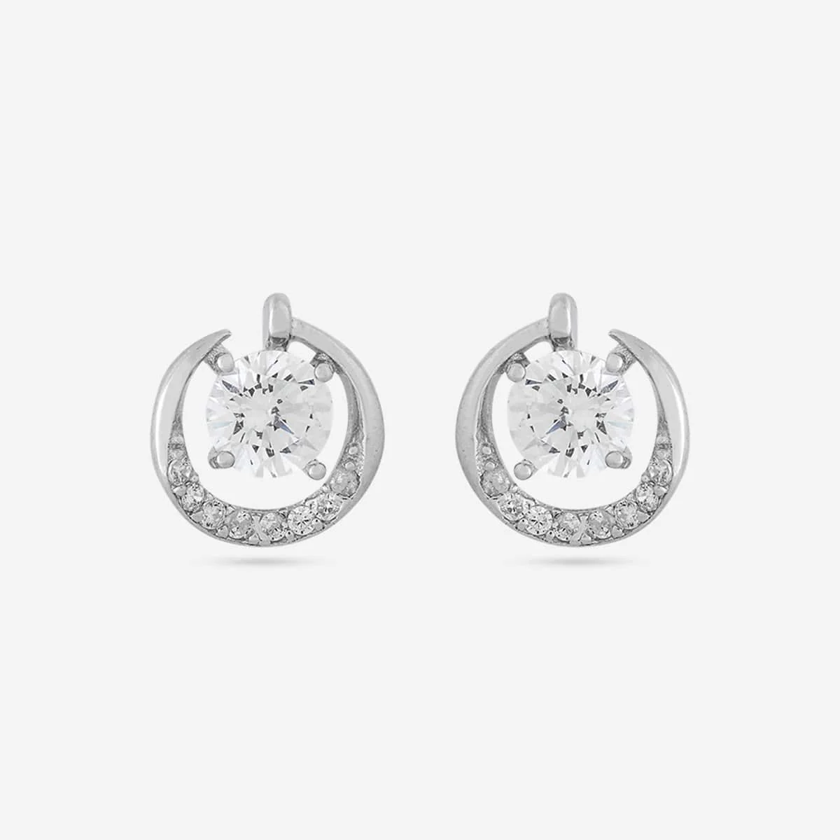 92.5 Silver Earring 194973 - Image 4