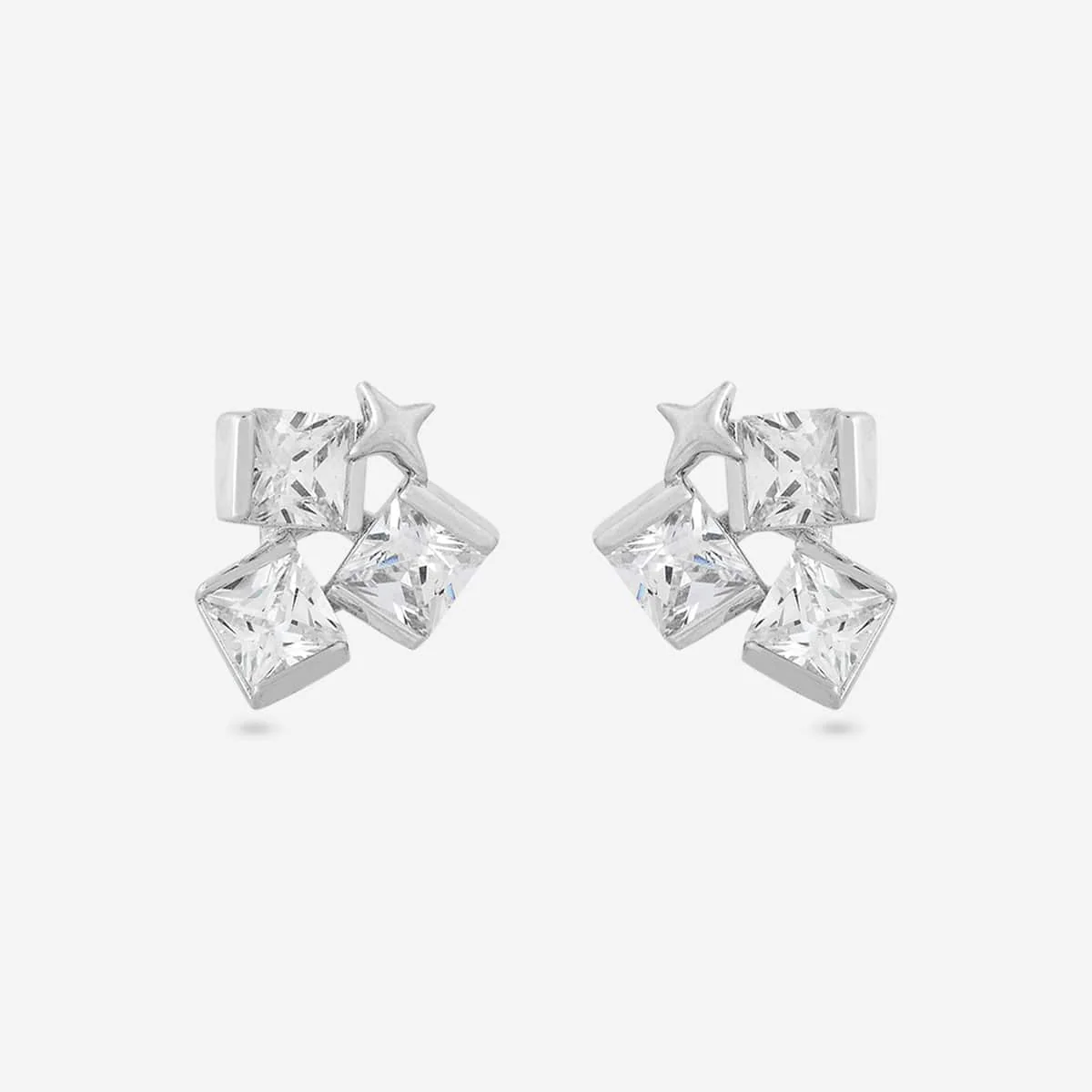 92.5 Silver Earring 194976 - Image 5