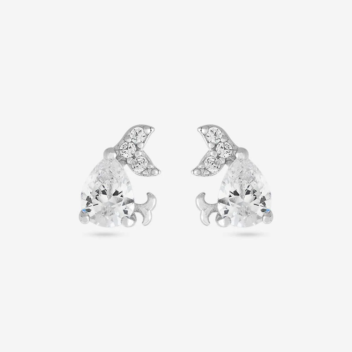 92.5 Silver Earring 194986 - Image 4
