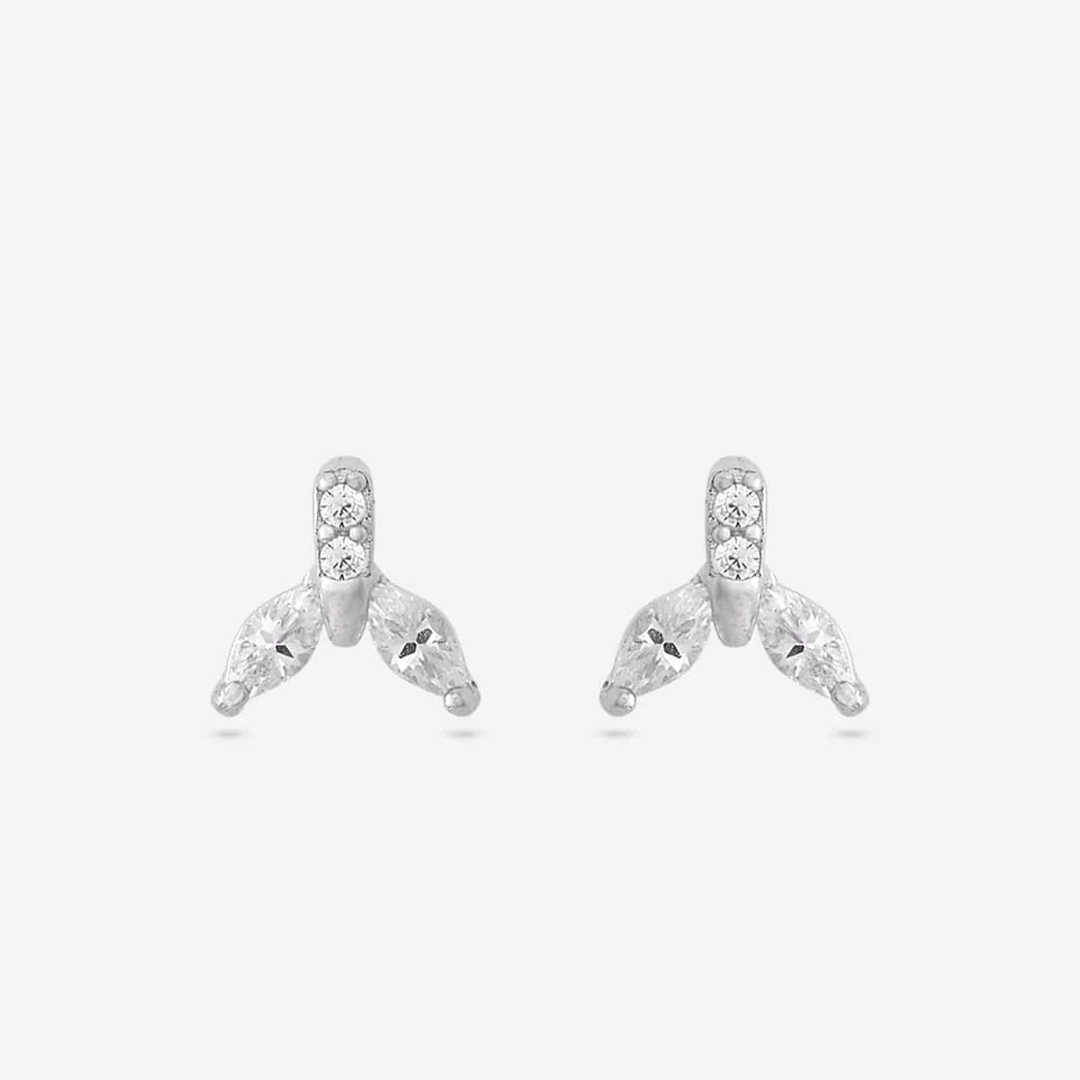 92.5 Silver Earring 195002 - Image 5