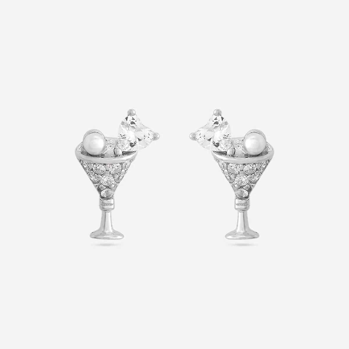 92.5 Silver Earring 195006 - Image 4