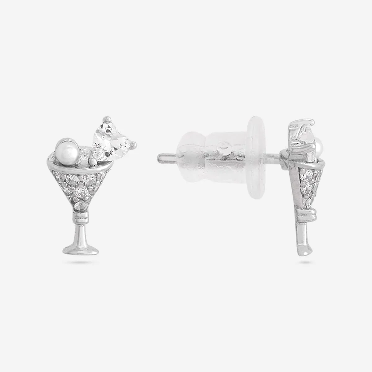 92.5 Silver Earring 195006 - Image 7