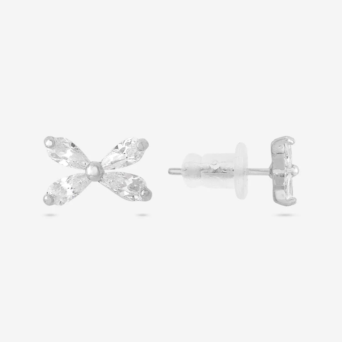 92.5 Silver Earring 195009 - Image 7
