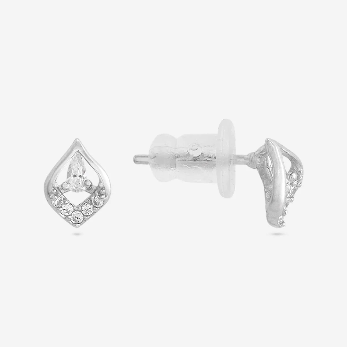 92.5 Silver Earring 195013 - Image 7