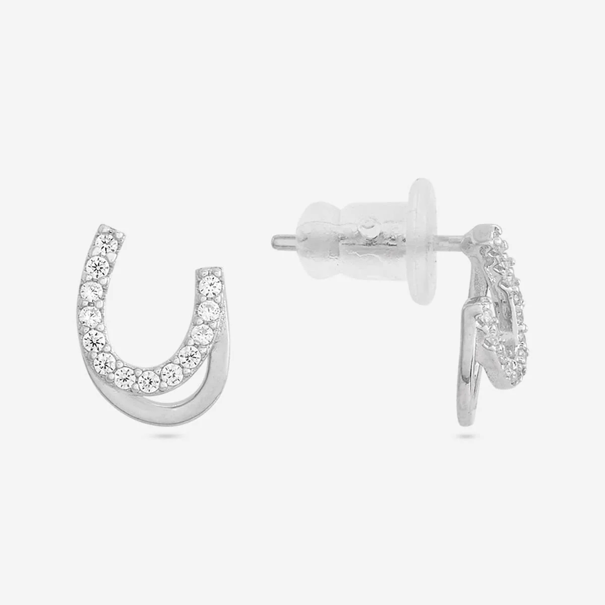 92.5 Silver Earring 195014 - Image 7