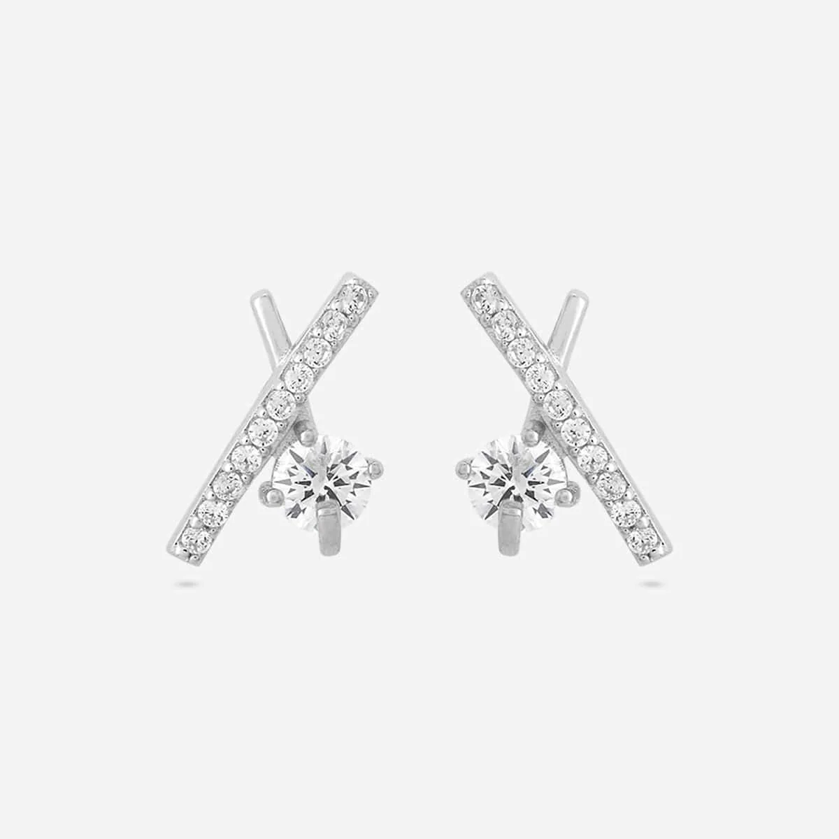 92.5 Silver Earring 195015 - Image 5