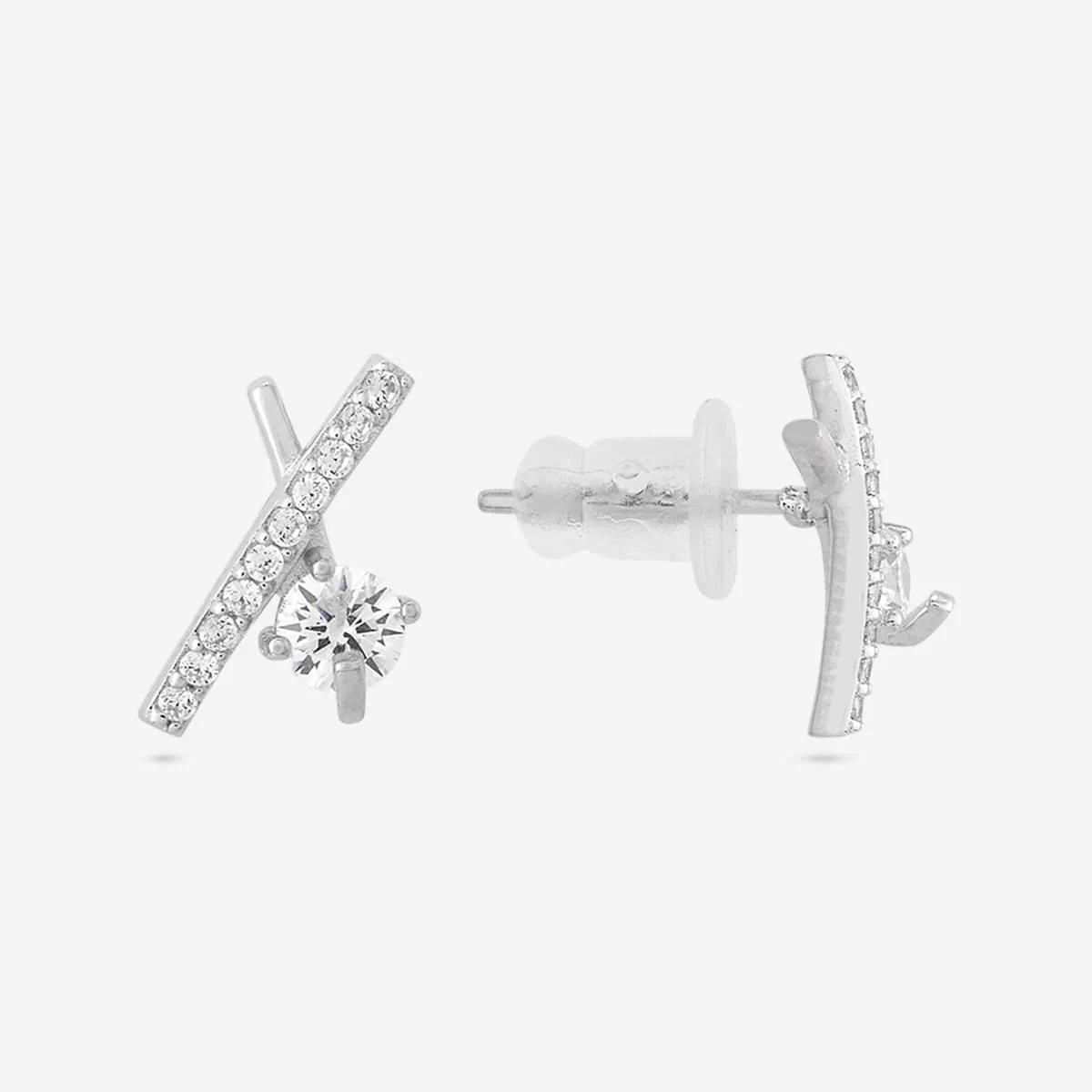 92.5 Silver Earring 195015 - Image 7