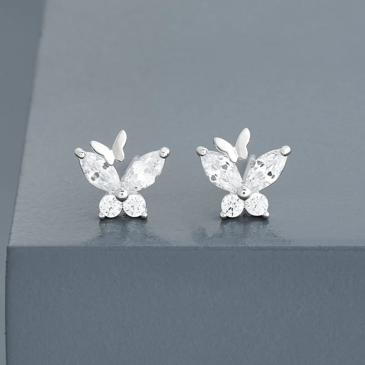 92.5 Silver Earring 195021 - Image 6