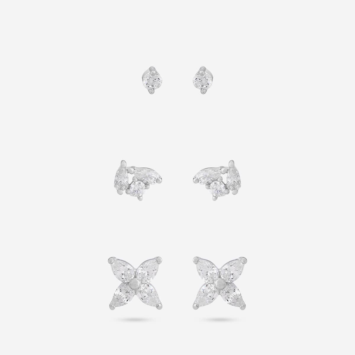 92.5 Silver Earring 199349 - Image 4
