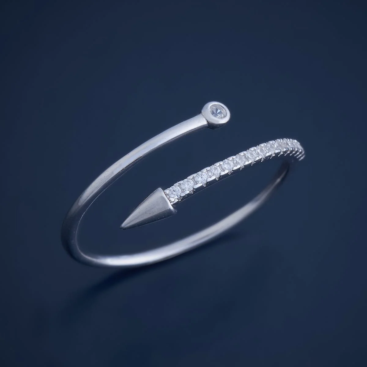 92.5 Silver Finger Ring 176657 - Image 6