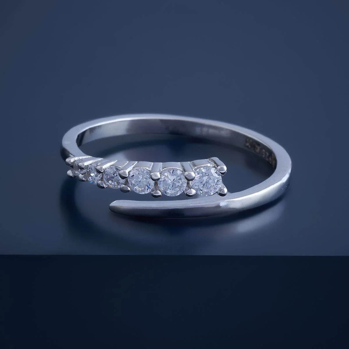 92.5 Silver Finger Ring 176834 - Image 3