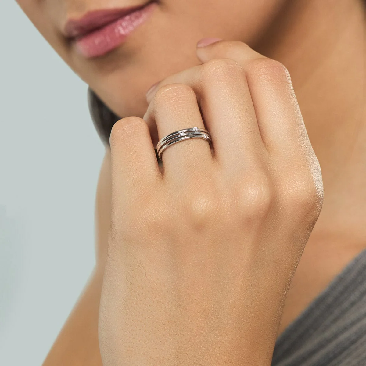 92.5 Silver Finger Ring 176843 - Image 2