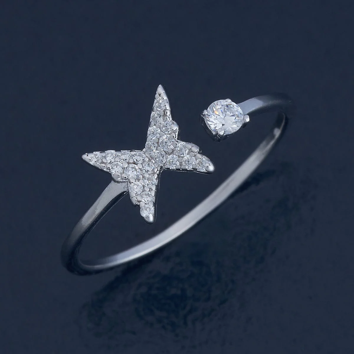 92.5 Silver Finger Ring 180842 - Image 6