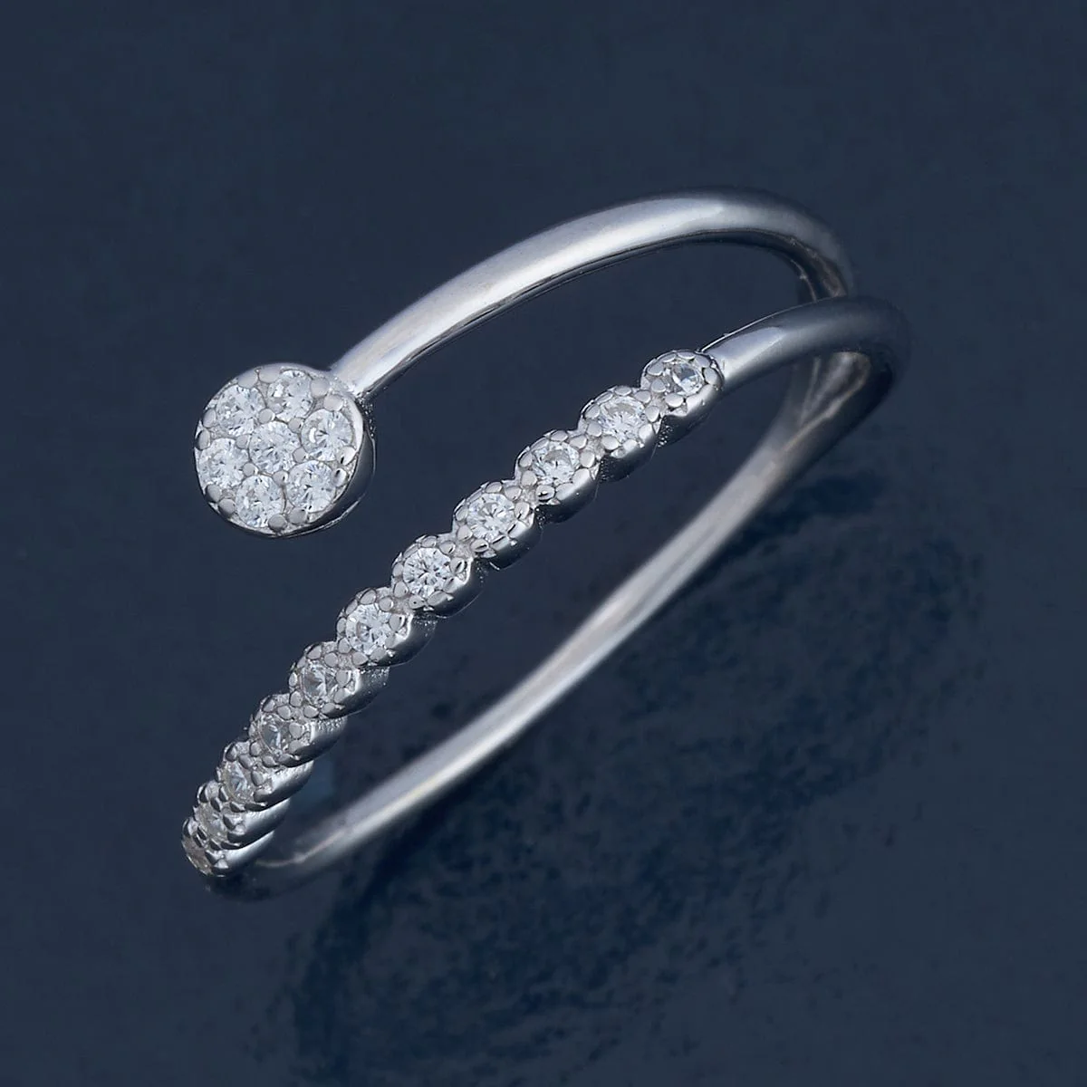 92.5 Silver Finger Ring 180861 - Image 8