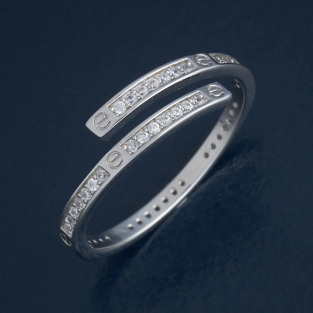 92.5 Silver Finger Ring 182911 - Image 6