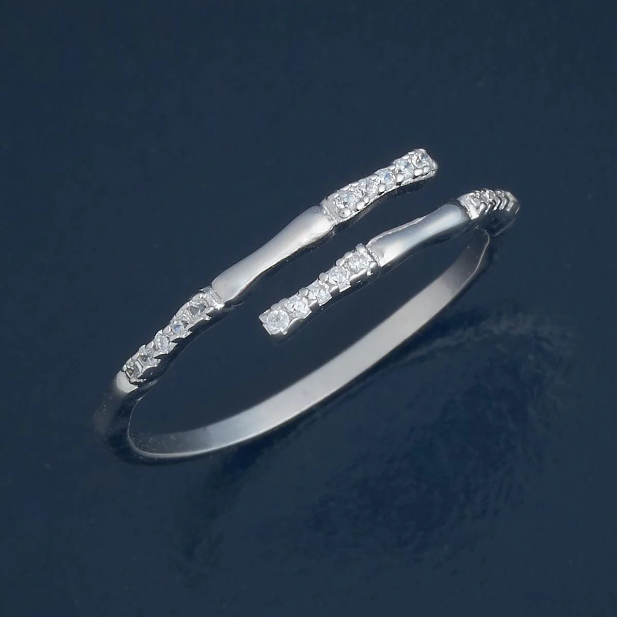 92.5 Silver Finger Ring 182913 - Image 6