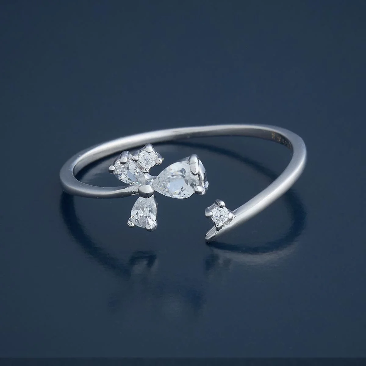 92.5 Silver Finger Ring 182914 - Image 3