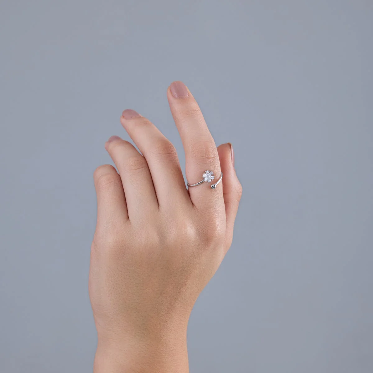 92.5 Silver Finger Ring 182916 - Image 2